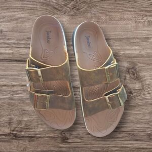 Jambu Leather Glide Sandals